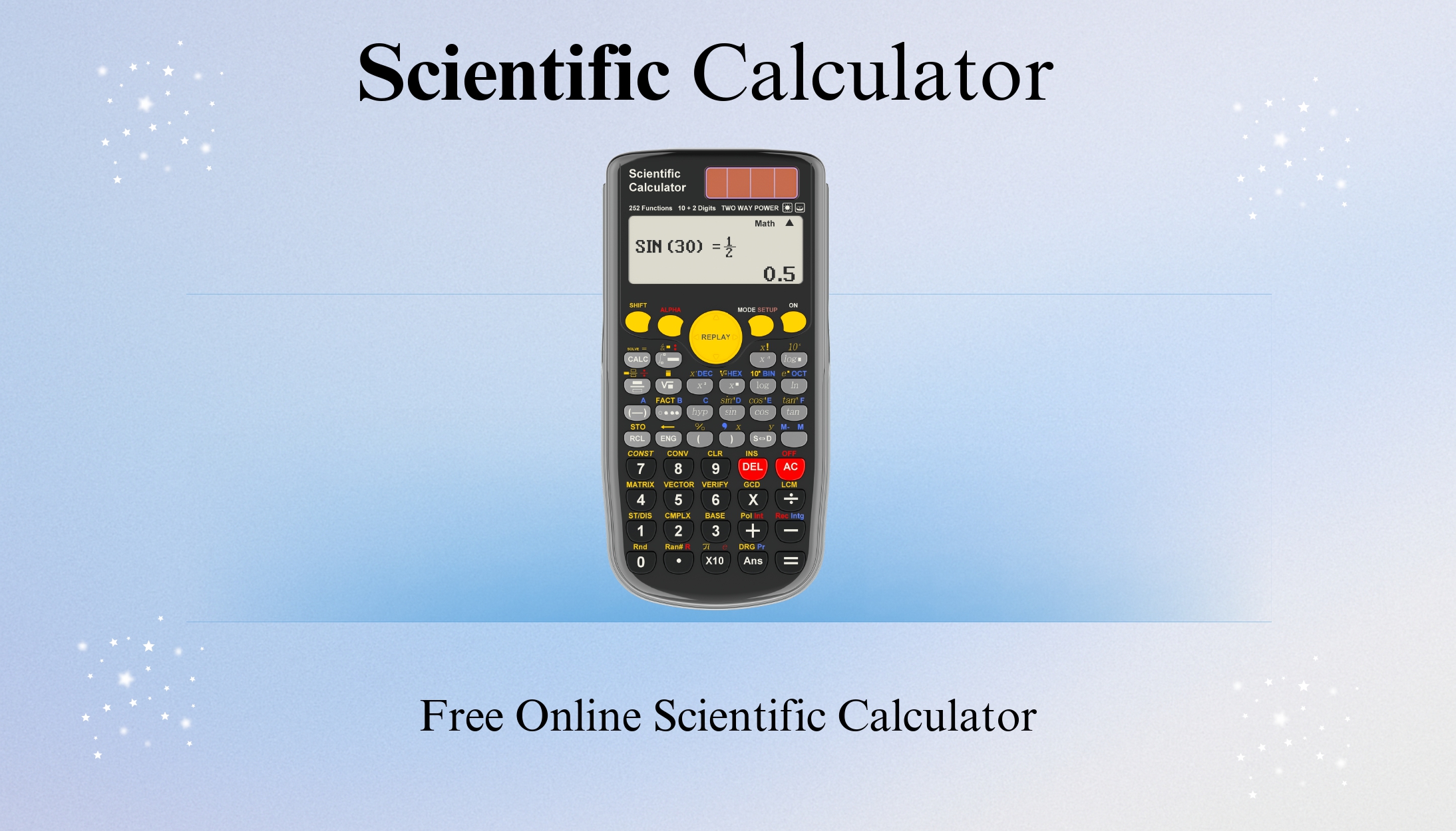 SCIENTIFIC CALCULATOR