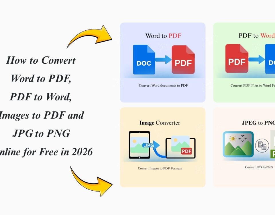 Convert PDF, Word, and images online for free in 2026 using simple tools